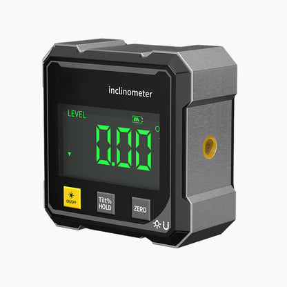 🌞Sommer-Schnäppchen🔥4-seitiger magnetischer digitaler Winkelmesser mit Laser
