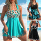 🔥LETZTER TAG SALE⚡50K+ VERKAUFT!👙Separables Badeoutfit: Trägertop & Badehose 🏖️
