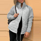 ⏳Begrenzte Zeit 49% Rabatt💥Gestrickte Patchwork-Pufferjacke für Damen