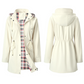 🌧️👗✨ Wasserdichte lange Trenchcoats mit Kapuze für Damen