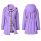 🌧️👗✨ Wasserdichte lange Trenchcoats mit Kapuze für Damen