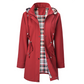 🌧️👗✨ Wasserdichte lange Trenchcoats mit Kapuze für Damen