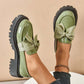 🩷Stilvolle süße Plateau-Loafer mit Schleife🎁