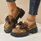 🩷Stilvolle süße Plateau-Loafer mit Schleife🎁