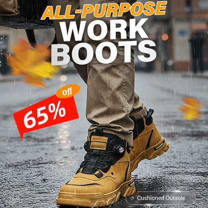 🎅 Festliche Vorratssale💥Drehverschluss-Arbeitsschuhe für Herren 👞 Wasserdicht | rutschfest | atmungsaktiv 💨