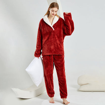 🧥Kuscheliges Winter-Pyjama aus Plüsch🎁
