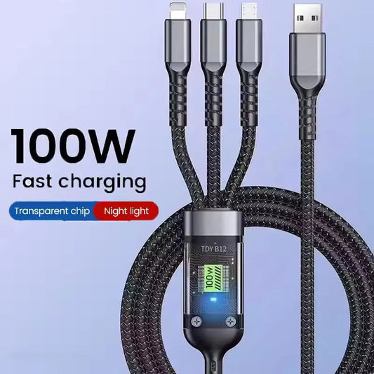 3-in-1-Schnellladekabel