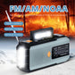 📻🔋Outdoor-Multifunktionsradio mit Powerbank, Solar & Handkurbel 📡⚡Notfallradio für Camping & Wanderungen – immer Strom, immer informiert, wetterfest & kompakt