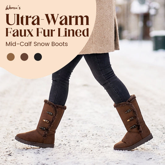 🎉 Neujahrsgeschenk – 60% RABATT!🥶 Ultra-warme Damen-Schneestiefel: Kunstfellfutter + rutschfeste Sohle – klassisch stylisch für jede Winter-Tätigkeit