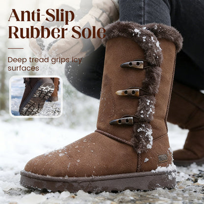 🎉 Neujahrsgeschenk – 60% RABATT!🥶 Ultra-warme Damen-Schneestiefel: Kunstfellfutter + rutschfeste Sohle – klassisch stylisch für jede Winter-Tätigkeit