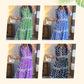 ⏰Letzter Tag: 60% Rabatt! 🌸👗Maxikleid für Damen mit Geometrischem Print & V-Ausschnitt – Figurbetont, Leichter Stoff & Perfekt Für Frühling & Sommer ☀️