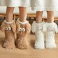 💗LETZTER TAG DES SALE⌛💥1+1 gratis🔥🧦Damen Plüsch-Bodensocken, rutschfest & warm❄️🎁