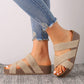 ⌛LIMITED-TIME 55% RABATT! 🔥👡Plateau-Sandalen –Casual, Vegan, Keilabsatz🏝️