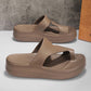 🔥Letzter Tag: 60% Rabatt!⏰🩴Sandalen mit Plateau-Absatz und Zehensteg für Damen🏖️