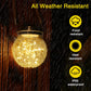 🔥Letzter Tag: 60% Rabatt! ⏰☀️Solar-Lampe aus Rissglas im Glasdesign💡