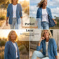 🔥Letzter Tag: 60% Rabatt! ⏰ Klassische Damen-Jeansjacke – V-Ausschnitt, Knopfleiste & Lockerer Casual-Schnitt ✨🧥