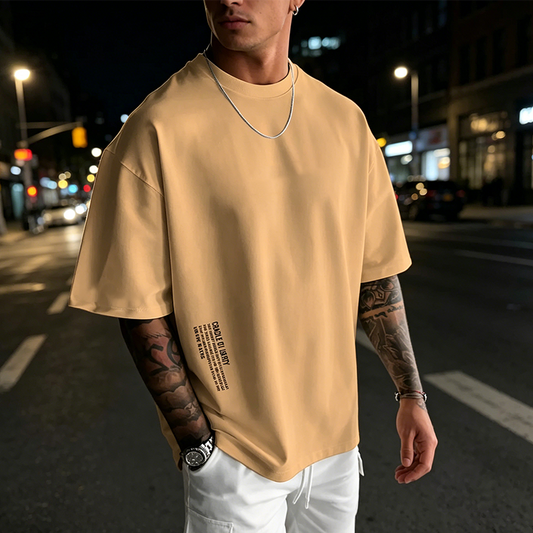 📢🔥Letzter Tag: 60% Rabatt!⏰👕Herren Urban Style Loose Fit Kurzarm-Shirt✨