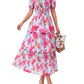 🔥Letzter Tag: 60% Rabatt!⏰👗Damen Maxikleid aus Chiffon mit Stufen-Design – fließend, elegant & zeitlos schön ✨