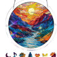 🔥Letzter Tag: 60% Rabatt!⏰🎐🌈Acryl Sonnenuntergang & Meer Puzzle Fensterhänger🍃
