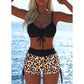 📢📢Letzter Tag 60% Rabatt!! ⏰👙Damen Bikini Set – Kordel-Top & Boyshorts, Verschiedene Designs🩱 Für Strand & Pool