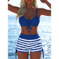 📢📢Letzter Tag 60% Rabatt!! ⏰👙Damen Bikini Set – Kordel-Top & Boyshorts, Verschiedene Designs🩱 Für Strand & Pool
