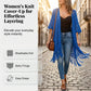 🏖️ Sommer-Sale 60% Rabatt 🏝️Boho Strick Cardigan mit Fransen ✨Damen durchscheinender Lochstrick Überwurf | atmungsaktiver Sommer Strickjacke für Alltag & Abendoutfit