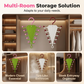 🧺1 Kaufen 1 Gratis💥🧥👚👒🧣Multifunktionales, V-förmiges, doppelseitiges Kleiderständer-Aufbewahrungsregal🎁