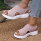 🏖️ Sommer-Sale 60% Rabatt 🏝️👡Damen Strick-Plateausandalen ✨Atmungsaktive bequeme Sommersandalen mit weicher Sohle für Stadt & Spaziergänge