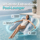 🏖️ Sommer-Sale 60% Rabatt 🏝️🏊‍♀️☁️Hautfreundliche PVC-Schwimminsel für den Pool – Hautfreundlich, bequem, perfekt für Pool & Meer. 🔥💦