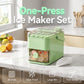 🥳HEISSER SALE 2026💞50.000+ VERKAUFT!🧊❄️Eiswürfelbereiter mit Auffangbehälter (Pressmechanismus)🎁