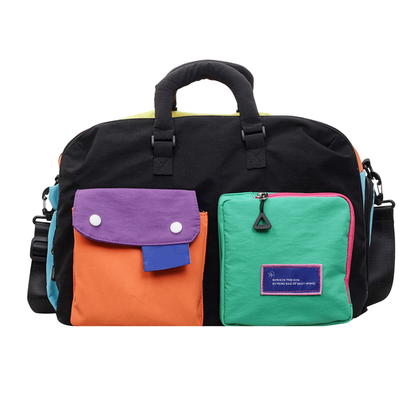 📢📢60%Rabatt!!🥳💞50K+VERKAUFT!🏆🛍️👜Lässige Reisetasche mit Farbblock-Design🧳🎁