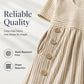 🏖️Sommer-Sale 50% RABATT🏝️👗Damen Lässiges Gestreiftes Kleid in Relaxed-Fit✨