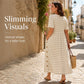 🏖️Sommer-Sale 50% RABATT🏝️👗Damen Lässiges Gestreiftes Kleid in Relaxed-Fit✨