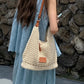 🏖️ Sommer-Sale 60% Rabatt 🏝️👜🛍️Beige Strick-Wickeltasche geräumig | Sommer Schultertasche für Strandspaziergänge, Brunch und Resort-Tage🎁
