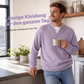 🥳💞 Über 48.000 Stück verkauft!👉👕Strukturierter Waffel-Pullover für Herren🎁