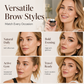 🥳💞 Über 50.000 Stück verkauft!👉 1+1 gratis✨💄🪞Augenbrauen-Stempelset mit Applikator, wasserfest, bis zu 24 Std. Halt🎁