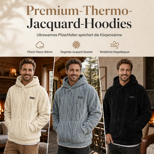 🥳💞 Über 78.000 Stück verkauft!🔥🧥Herren Jacquard Kapuzenpullove🎁