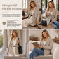 🔥Letzter Tag: 60% Rabatt!⏰🧥Damen zweireihige Rippstrick-Strickjacke mit Taschen und Reverskragen🎁