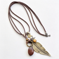 🔥Heißer Verkauf 50% Rabatt🔥📿🪶 Vintage Boho Feder-Anhänger Halskette🎁
